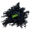 Afro Coque Preto Cabelo Puff Aplique Cacheado Orgânico - Imagem 2