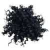Afro Coque Preto Cabelo Puff Aplique Cacheado Orgânico - Imagem 3