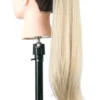 Cabelo Ondulado Castanho Escuro Rabo De Cavalo 150g Aplique - Imagem 8