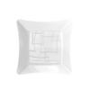 Prato Cristal Quadrado Branco 16cm - 10 Unidades - Imagem 2